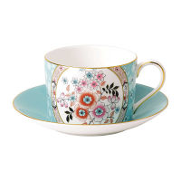 Чашка чайная с блюдцем Wedgwood Вандерласт Камелия 150мл - фото 1