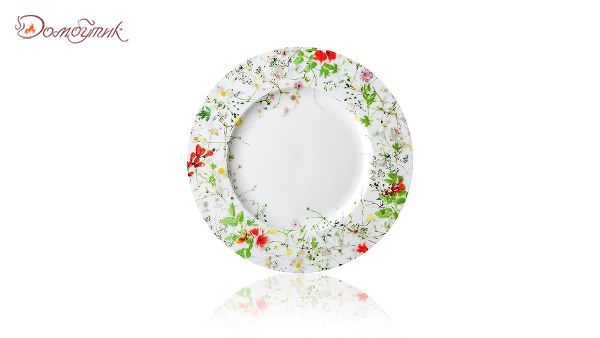 Тарелка закусочная с бортом Rosenthal Дикие цветы 23см