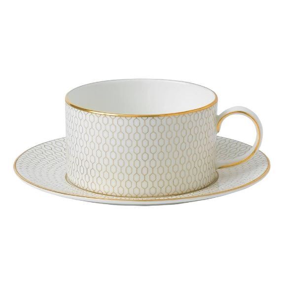 Чашка чайная с блюдцем Wedgwood Аррис 180мл, фарфор - фото 1