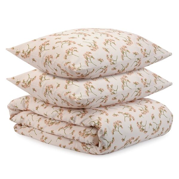 Комплект постельного белья из сатина с принтом Степное цветение ; из коллекции Prairie, 150х200 см