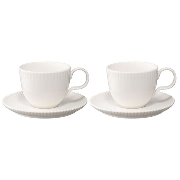 Набор из двух чайных пар белого цвета из коллекции Kitchen Spirit, 275 мл