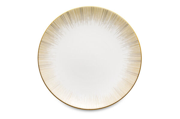 Тарелка пирожковая Narumi Сверкающее Золото 16 см, фарфор костяной - фото 1