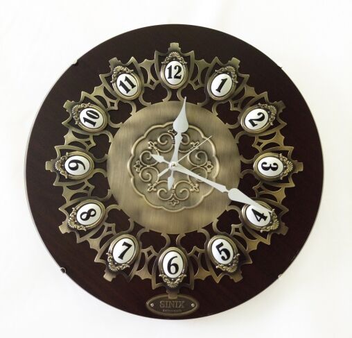 Настенные часы  33,5х33,5х3 см, Sinix