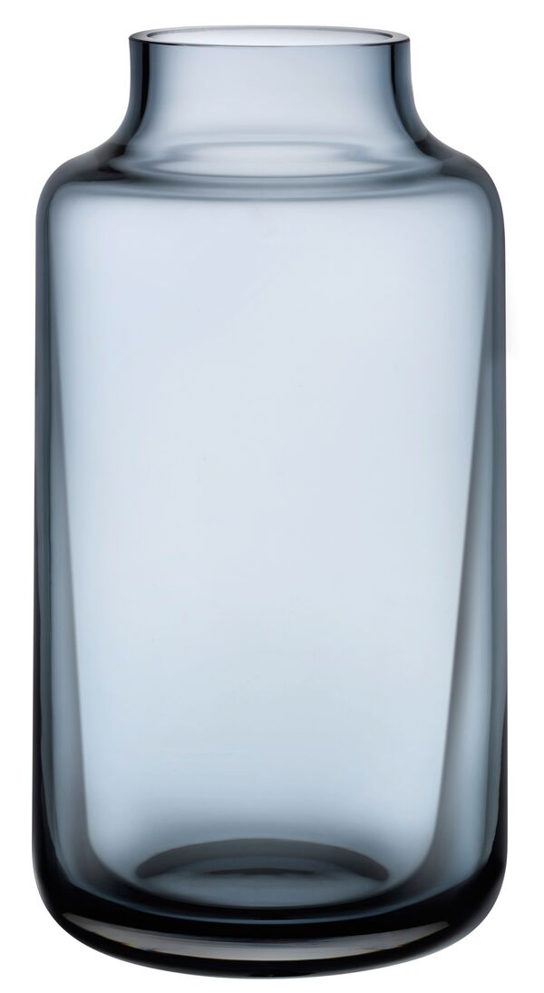 Ваза Мини Магнолия 15 см, голубая, хрусталь, Nude Glass