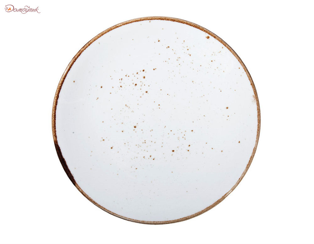Закусочная тарелка Rustics 22,5 см, белый. - фото 1