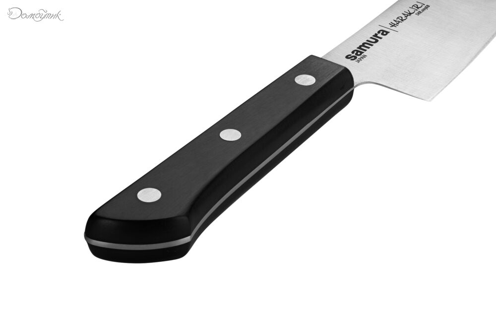 Нож кухонный "Samura HARAKIRI" Гранд Сантоку 197 мм  - фото 4