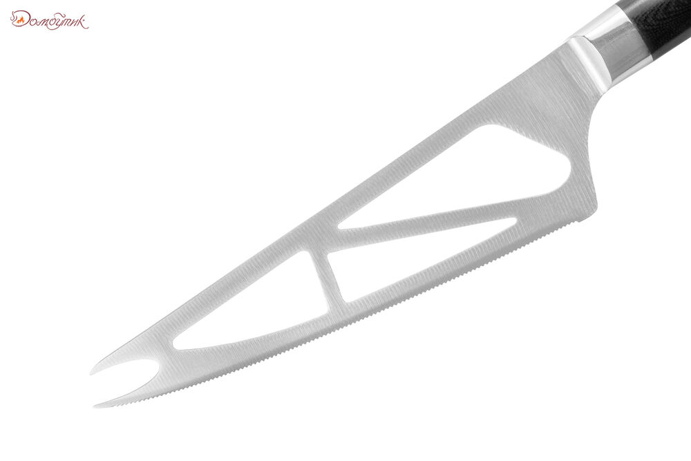 Нож кухонный "Samura Mo-V" для мягкого сыра 138 мм, G-10 - фото 3
