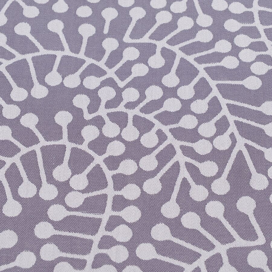 Салфетка из хлопка фиолетово-серого цвета с рисунком Спелая смородина, Scandinavian touch, 53х53см - фото 4