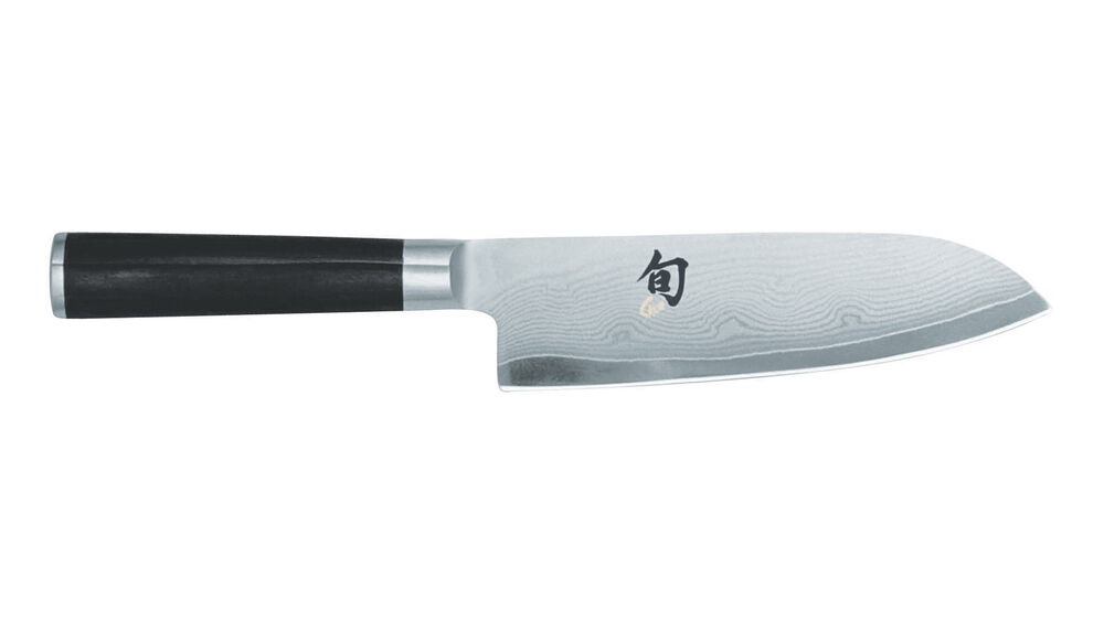Нож поварской Сантоку KAI Шан Классик 18 см, дамасская сталь, 32 слоя - фото 2