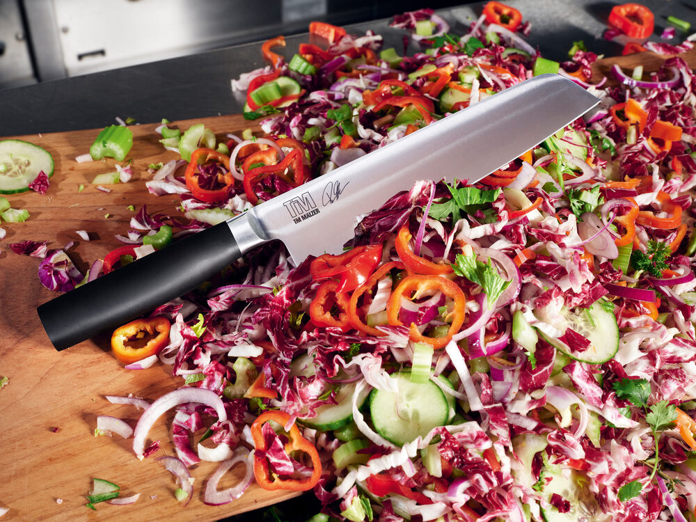 Нож овощной KAI Камагата 9 см, кованая сталь, ручка пластик - фото 4