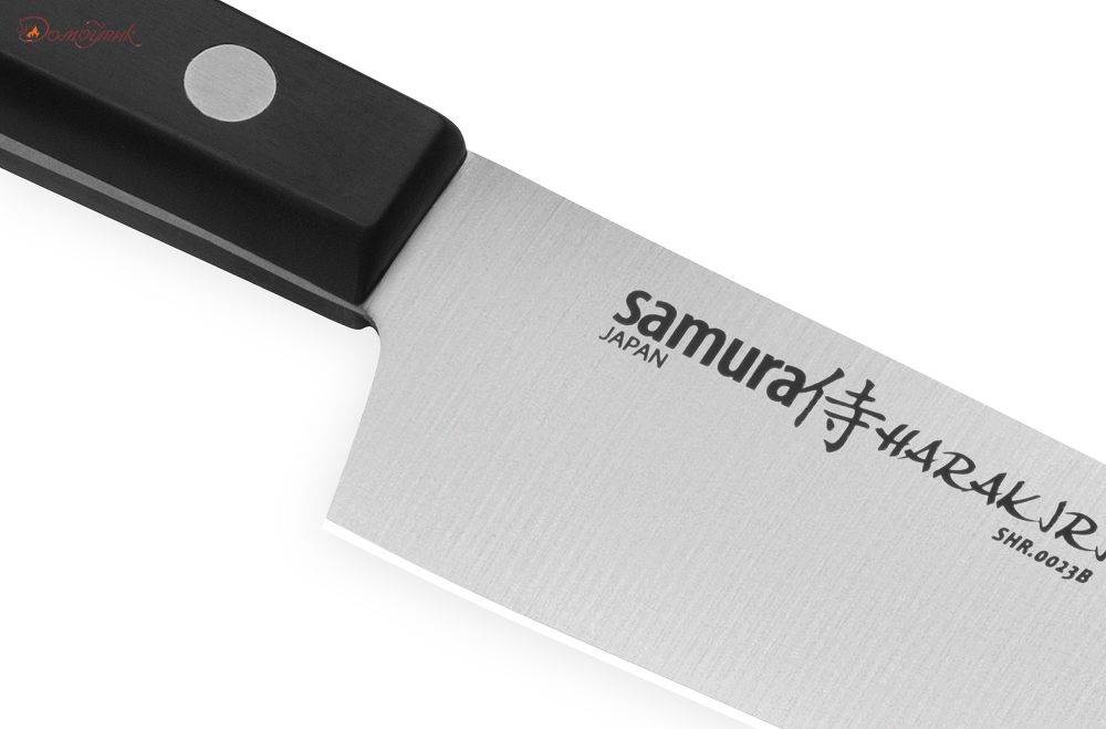 Нож кухонный "Samura HARAKIRI" универсальный 150 мм, корроз.-стойкая сталь, ABS пластик - фото 3