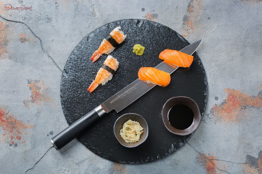 Нож кухонный "Samura Mo-V" для нарезки 230 мм, G-10 - фото 8