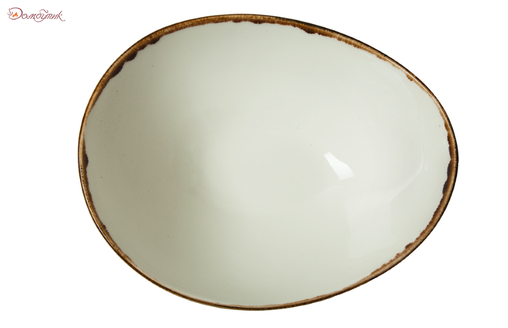 Салатник "яйцо" Rustics , 17,5х22 см, зеленый, - фото 2