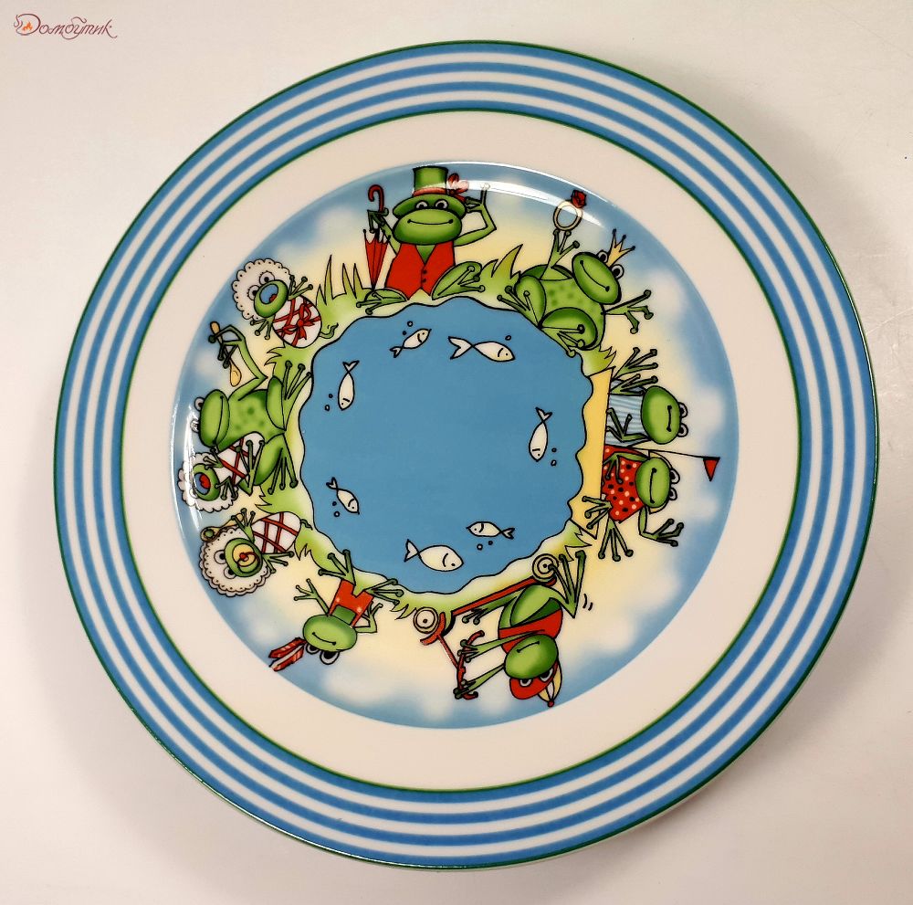 Детский набор посуды "Зелёная семейка" 3 предмета - фото 5