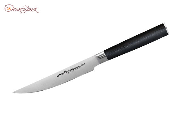 Нож кухонный "Samura Mo-V" для стейка 120 мм, G-10