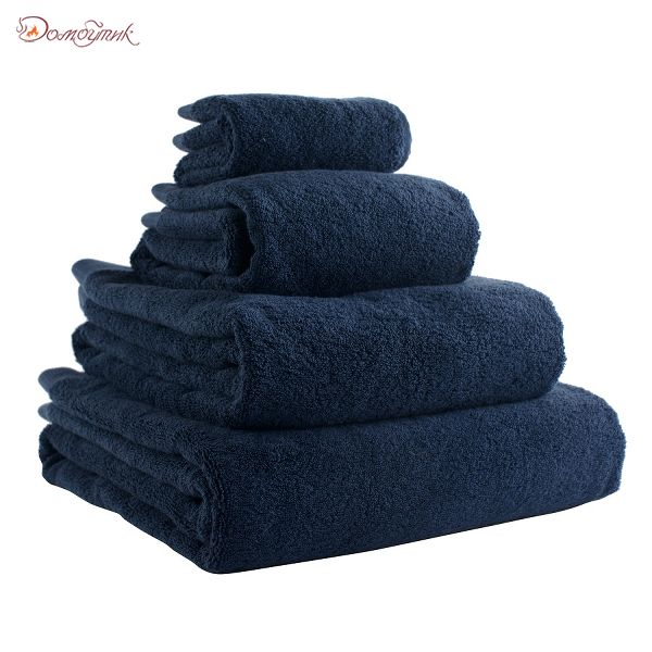 Полотенце для рук темно-синего цвета из коллекции Essential, 50х90 см, Tkano