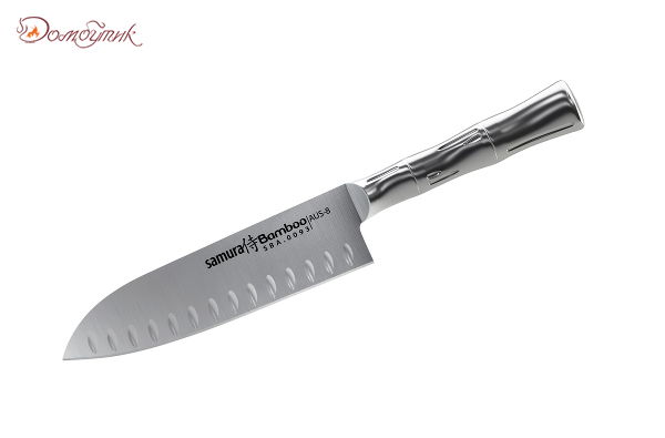 Нож кухонный "Samura Bamboo" Сантоку 137мм, AUS-8