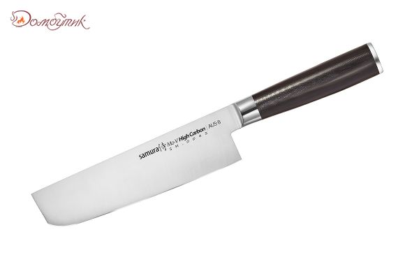 Нож кухонный "Samura Mo-V" накири 167 мм, G-10