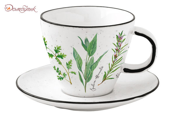 Чашка с блюдцем Herbarium 0,25л