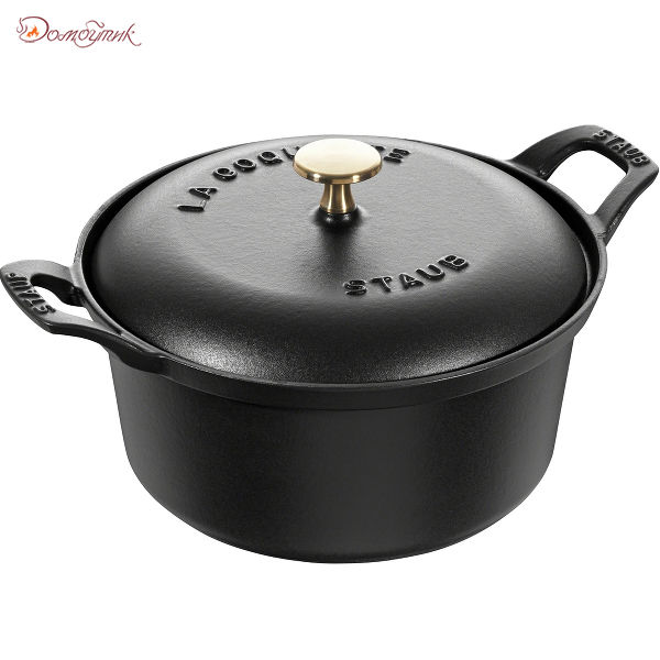 STAUB КОКОТ ВИНТАЖ, 20 СМ, 2,45 Л ЧЕРНЫЙ