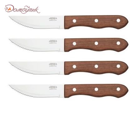 Нож для стейка, набор 4 шт, Artesa Kitchen Craft - фото 1
