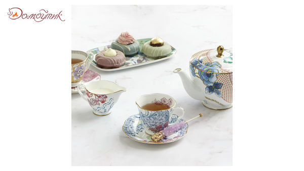Чашка чайная с блюдцем Wedgwood Бабочки и цветы 180мл - фото 3