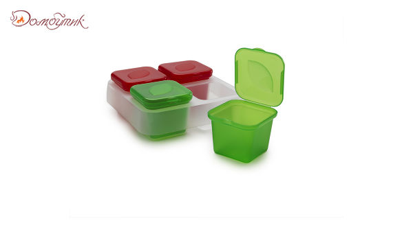 Набор контейнеров для заморозки специй, соусов и зелени SNIPS 4шт 100мл - фото 2