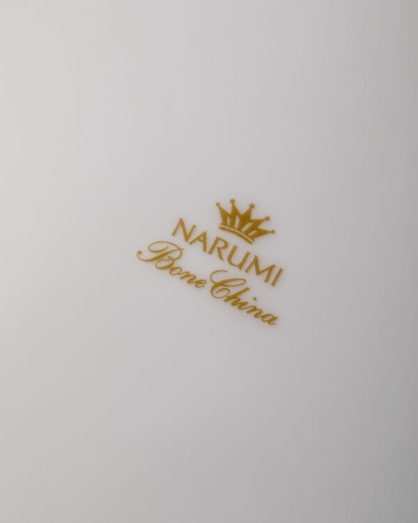 Тарелка обеденная Narumi Сверкающая Платина 28 см, фарфор костяной - фото 2