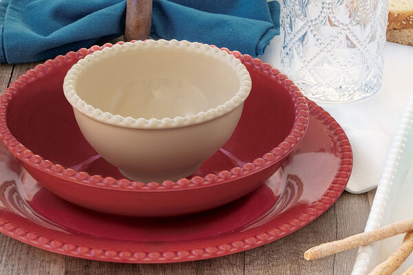 Тарелка суповая Tiffany, бургунди, 20 см, 0,75 л - фото 2