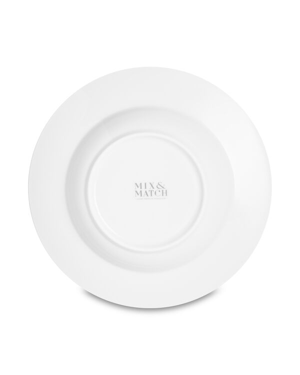 Набор тарелок суповых Mix&Match Home Майя 23 см, 6 шт, фарфор - фото 4