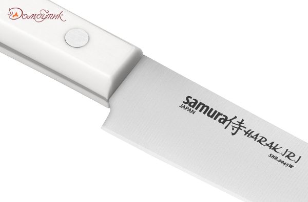 Нож кухонный "Samura HARAKIRI" для нарезки 196 мм, корроз.-стойкая сталь, ABS пластик - фото 5
