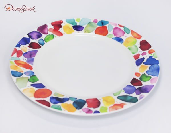 Тарелка закусочная "Яркие краски" 22см, DUNOON - фото 2