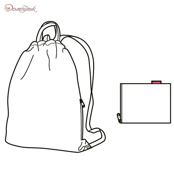 Рюкзак складной Mini maxi sacpack dots - фото 5