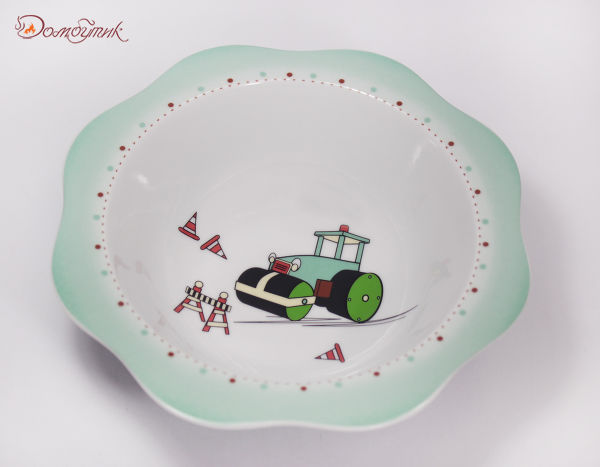 Набор детской посуды "Зелёная машинка" 1 - фото 3