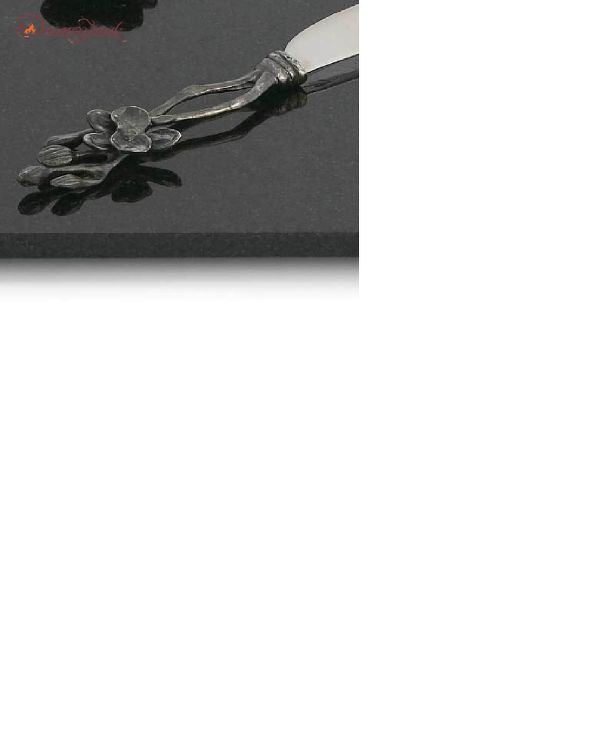 Доска для сыра с ножом 32см "Черная орхидея", Michael Aram - фото 2