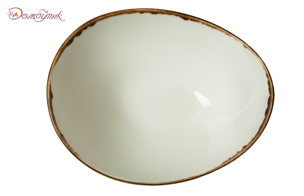 Салатник "яйцо" Rustics , 17,5х22 см, зеленый, - фото 2