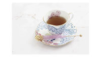 Чашка чайная с блюдцем Wedgwood Бабочки и цветы 180мл - фото 2