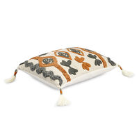 Подушка декоративная, 30х45 см с бахромой и вышивкой Abstract play , Tkano Ethnic - фото 3