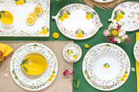 Тарелка закусочная Цветы и лимоны, 19 см - фото 4