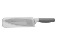 Поварской нож 19 см (серый) - фото 2