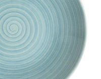 Тарелка суповая Medison , 28 см, голубая. - фото 2