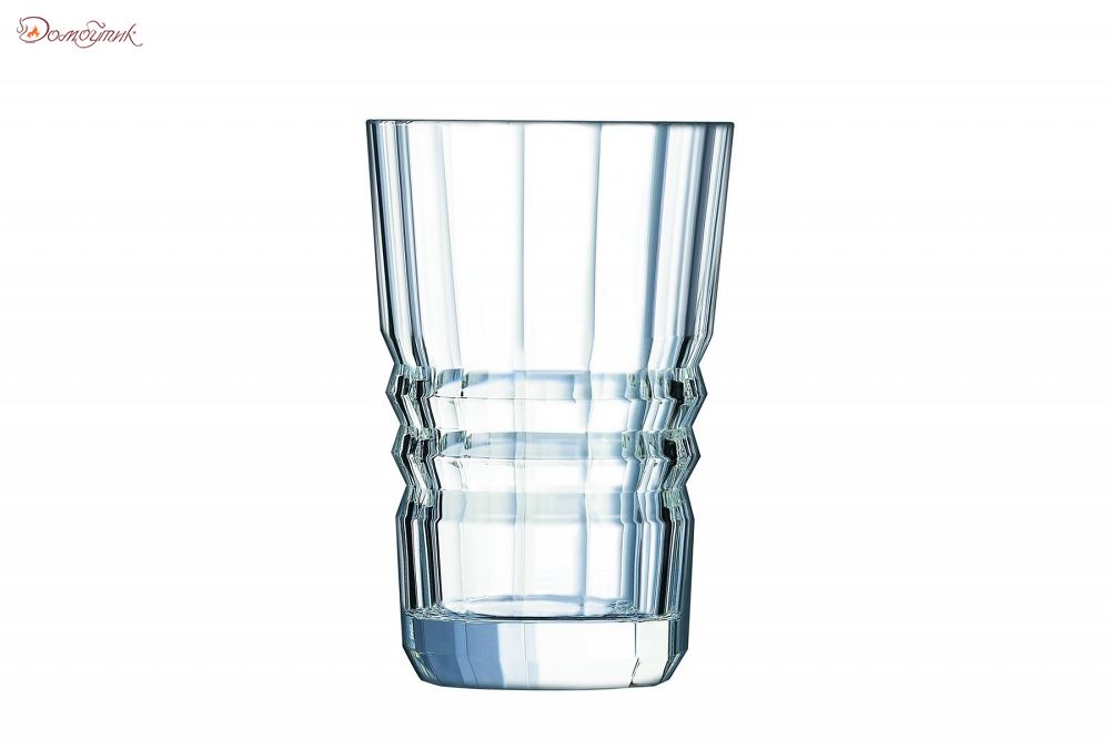 Набор  из 6 стаканов высоких 360 мл ARCHITECTE, Cristal d’Arques - фото 1