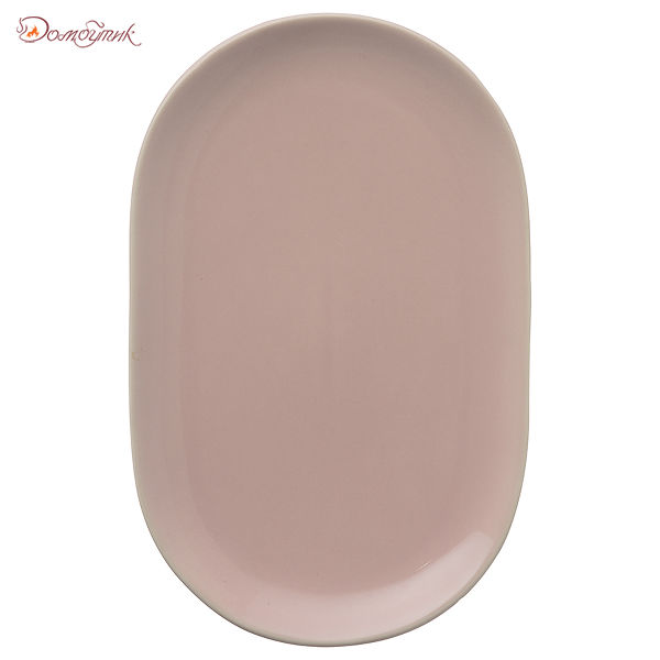 Тарелка сервировочная Cafe Concept 19,6х12,5 см розовая - фото 1