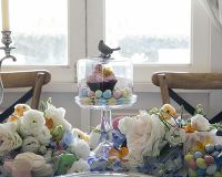 Блюдо для торта Vagabond House Птичья трель 29,5см, фарфор - фото 1