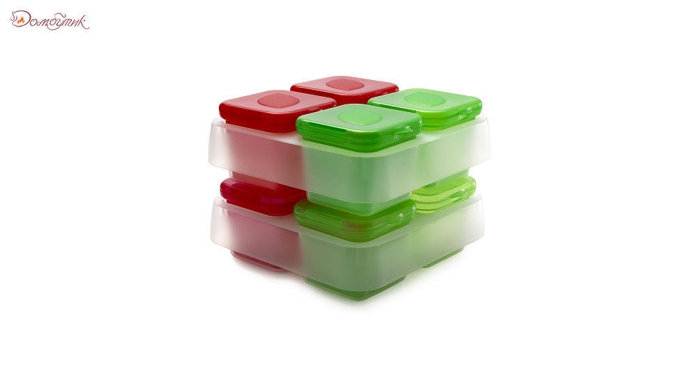 Набор контейнеров для заморозки специй, соусов и зелени SNIPS 4шт 100мл - фото 1