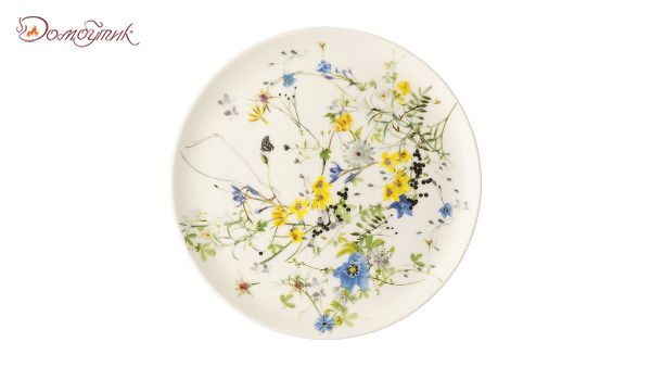 Тарелка десертная Rosenthal Альпийские цветы 18см