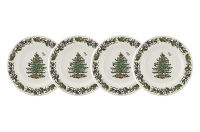 Набор тарелок обеденных Spode Рождественская ель. Эксклюзив 27см, 4шт - фото 1