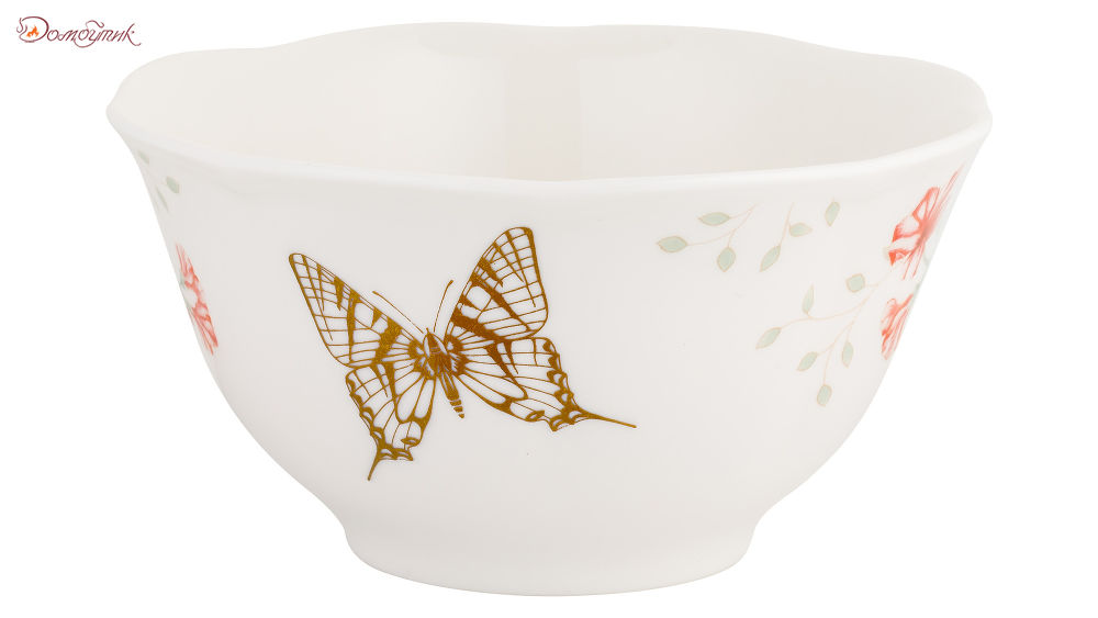 Салатник индивидуальный Lenox Бабочки на лугу. Бабочка-Парус 14,5см, золото - фото 1