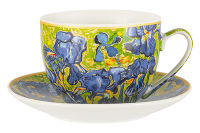 Чашка с блюдцем Ирисы (В. ван Гог), 0,26 л - фото 1