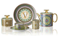 Сервиз чайный Rosenthal Versace Барокко Мозаик на 6 персон 15 предметов, фарфор - фото 1